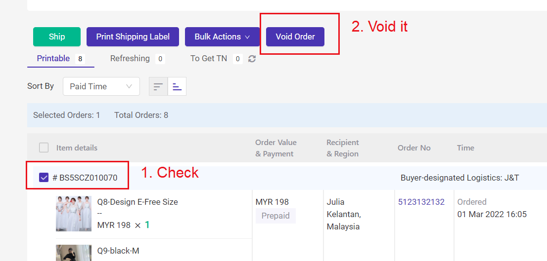 Shopify Help Center  Changing and voiding shipping labels